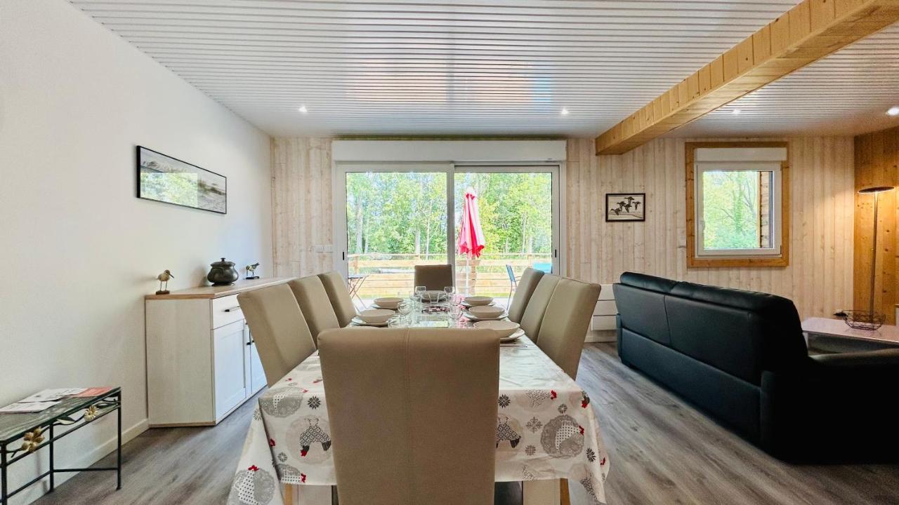 Chalet Avec Terrasse Sur Pilotis Vue Sur L'etang *