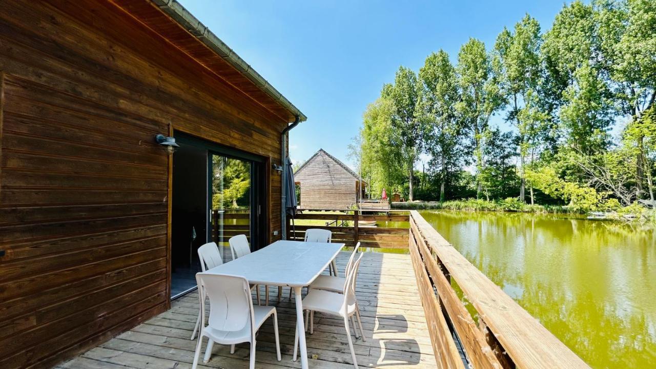 Avec Terrasse Sur Pilotis Vue Sur L'etang Chalé Rue (Somme)